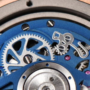Big Bang Unico 45mm BBF RG Blue Ceramic Skeleton Dial Black Rubber Strap A1280 - Image 6