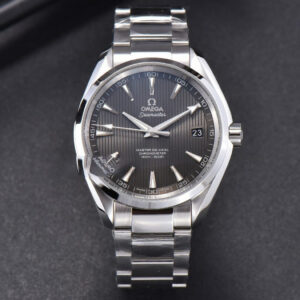Aqua Terra 150M VSF 41MM Gray Textured Dial SS Bracelet A8500 - Image 17