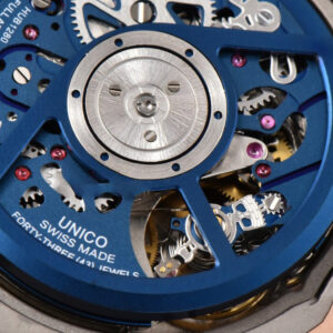 Big Bang Unico 45mm BBF RG Blue Ceramic Skeleton Dial Black Rubber Strap A1280 - Image 7