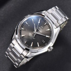 Aqua Terra 150M VSF 41MM Gray Textured Dial SS Bracelet A8500 - Image 18