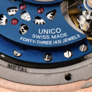 Big Bang Unico 45mm BBF RG Blue Ceramic Skeleton Dial Black Rubber Strap A1280 - Image 8