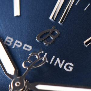 Navitimer TF 38MM SS Blue Dial White Bezel Brown Leather Strap A2824 - Image 2