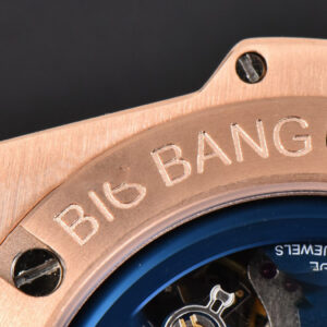 Big Bang Unico 45mm BBF RG Blue Ceramic Skeleton Dial Black Rubber Strap A1280 - Image 12