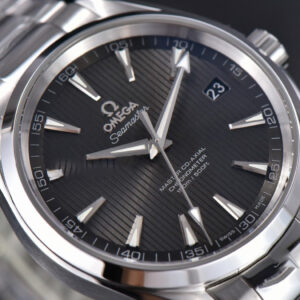 Aqua Terra 150M VSF 41MM Gray Textured Dial SS Bracelet A8500 - Image 24