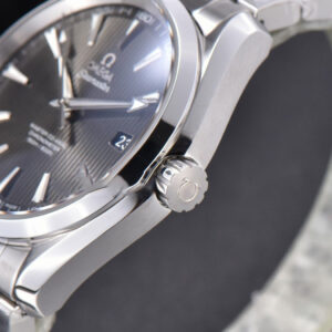 Aqua Terra 150M VSF 41MM Gray Textured Dial SS Bracelet A8500 - Image 25