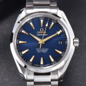 Aqua Terra 150M VSF 41MM Blue Wave Dial YG Markers SS Bracelet A8500