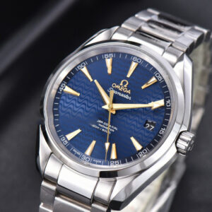 Aqua Terra 150M VSF 41MM Blue Wave Dial YG Markers SS Bracelet A8500 - Image 19