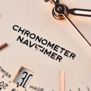 Navitimer TF 38MM RG White Dial White Bezel Brown Leather Strap A2824 - Image 10