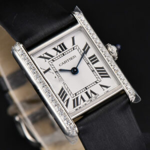 Tank Must Small 29.5×22mm Diamond K11F White Dial Black Smooth Strap Quartz - Image 16
