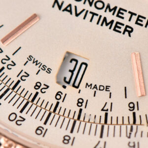 Navitimer TF 38MM RG White Dial White Bezel Brown Leather Strap A2824 - Image 11