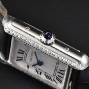 Tank Must Small 29.5×22mm Diamond K11F White Dial Black Smooth Strap Quartz - Image 18