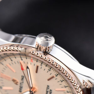Navitimer TF 38MM RG White Dial White Bezel Brown Leather Strap A2824 - Image 14