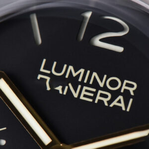 PAM127 47MM E Luminor 1950 XF Black Dial Brown Leather Strap A6497 - Image 3