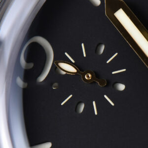 PAM127 47MM E Luminor 1950 XF Black Dial Brown Leather Strap A6497 - Image 4