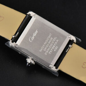 Tank Must Small 29.5×22mm Diamond K11F White Dial Black Smooth Strap Quartz - Image 25