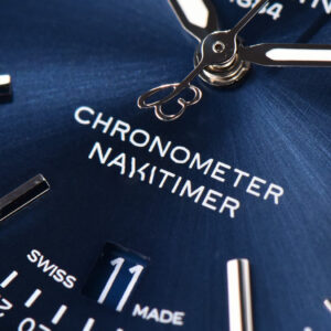 Navitimer TF 41MM SS Blue Dial White Bezel Blue Leather Strap A2824 - Image 2
