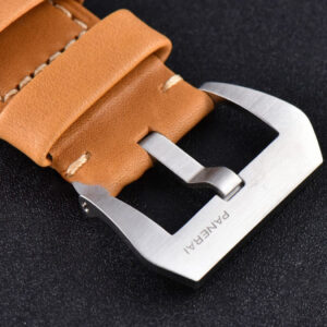 PAM127 47MM E Luminor 1950 XF Black Dial Brown Leather Strap A6497 - Image 12