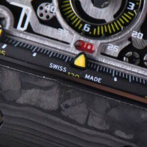 RM011 NTPT Chrono KVF Skeleton Dial on Green Camo Rubber Strap A7750 V2 - Image 5