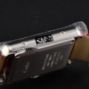 Tank Must Small 29.5×22mm Diamond K11F White Dial Red Smooth Strap Quartz - Image 19