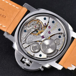 PAM127 47MM E Luminor 1950 XF Black Dial Brown Leather Strap A6497 - Image 20