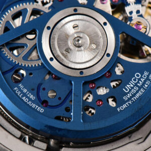 Big Bang Unico 45mm BBF Blue Ceramic Skeleton Dial Black Rubber Strap A1280 - Image 5