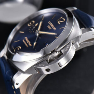 PAM1033 44mm Luminor GMT VSF Blue Dial Blue Leather Strap P9011 - Image 7