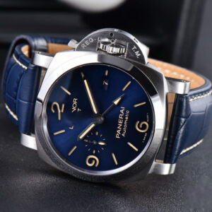 PAM1033 44mm Luminor GMT VSF Blue Dial Blue Leather Strap P9011 - Image 9