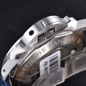 PAM1033 44mm Luminor GMT VSF Blue Dial Blue Leather Strap P9011 - Image 10