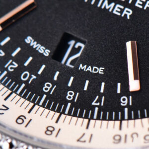 Navitimer TF 41MM SS Black Dial White Bezel Black Leather Strap A2824 - Image 5