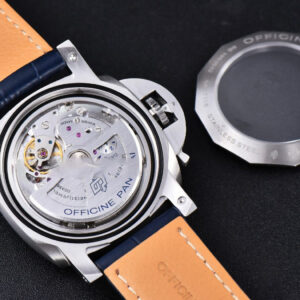PAM1033 44mm Luminor GMT VSF Blue Dial Blue Leather Strap P9011 - Image 19