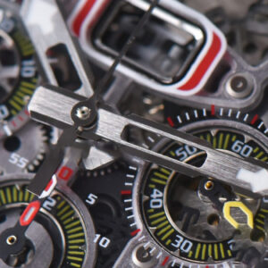 RM011 NTPT Chrono KVF Skeleton Dial on Black Rubber Strap A7750 V2 - Image 2