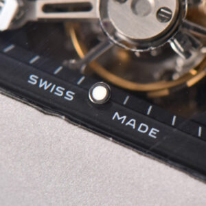 RM001 Tourbillon Titanium JBF 47MM Black Skeleton Dial Black Rubber Strap - Image 9
