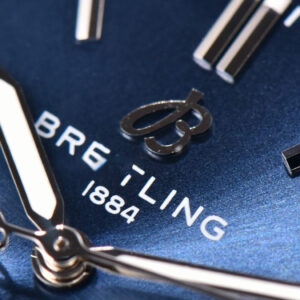 Navitimer TF 41MM SS Blue Dial White Bezel Brown Leather Strap A2824 - Image 2