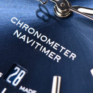 Navitimer TF 41MM SS Blue Dial White Bezel Brown Leather Strap A2824 - Image 3
