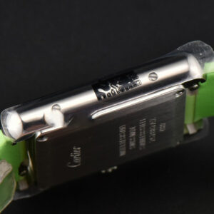 Tank Must Small 29.5×22mm K11F White Dial Green Smooth Calf Strap Quartz - Image 19