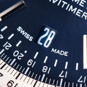 Navitimer TF 41MM SS Blue Dial White Bezel Brown Leather Strap A2824 - Image 4