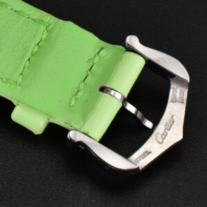 Tank Must Small 29.5×22mm K11F White Dial Green Smooth Calf Strap Quartz - Image 22