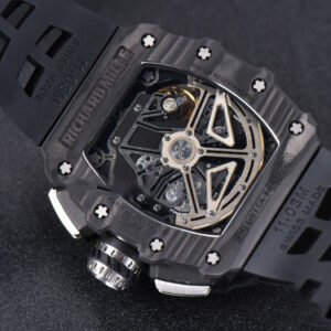 RM011 NTPT Chrono KVF Skeleton Dial on Black Rubber Strap A7750 V2 - Image 12