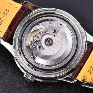 Navitimer TF 41MM SS White Dial White Bezel Brown Leather Strap A2824 - Image 4