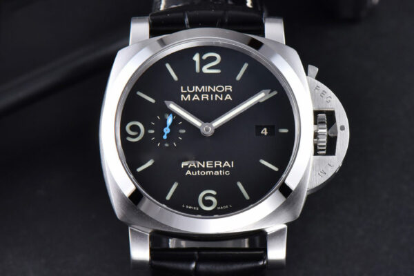 PAM1312 44mm VSF Black Dial on Black Leather Strap P.9010 Clone