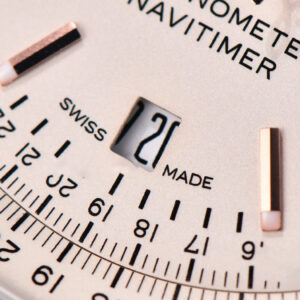 Navitimer TF 41MM SS White Dial White Bezel Brown Leather Strap A2824 - Image 10