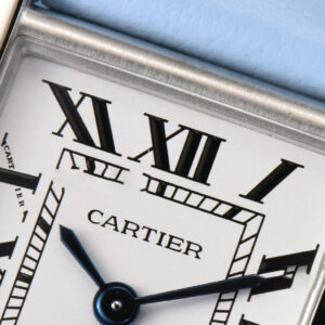 Tank Must Small 29.5×22mm K11F White Dial Blue Smooth Calf Strap Quartz - Image 11