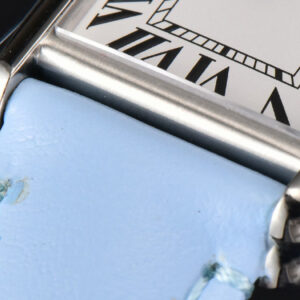 Tank Must Small 29.5×22mm K11F White Dial Blue Smooth Calf Strap Quartz - Image 14