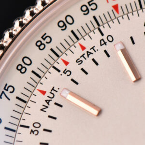 Navitimer TF 41MM RG White Dial White Bezel Brown Leather A2824 - Image 2