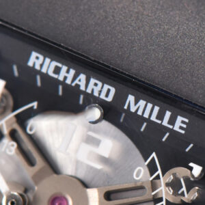 RM001 Tourbillon PVD JBF 47MM Black Skeleton Dial Black Rubber Strap - Image 5