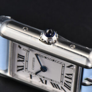 Tank Must Small 29.5×22mm K11F White Dial Blue Smooth Calf Strap Quartz - Image 18