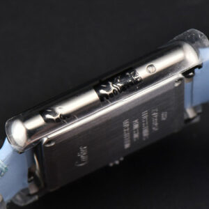 Tank Must Small 29.5×22mm K11F White Dial Blue Smooth Calf Strap Quartz - Image 19
