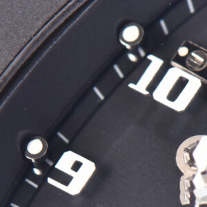 RM001 Tourbillon PVD JBF 47MM Black Skeleton Dial Black Rubber Strap - Image 8