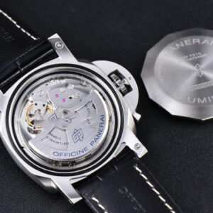 PAM1312 44mm VSF Black Dial on Black Leather Strap P.9010 Clone - Image 18