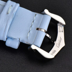 Tank Must Small 29.5×22mm K11F White Dial Blue Smooth Calf Strap Quartz - Image 22